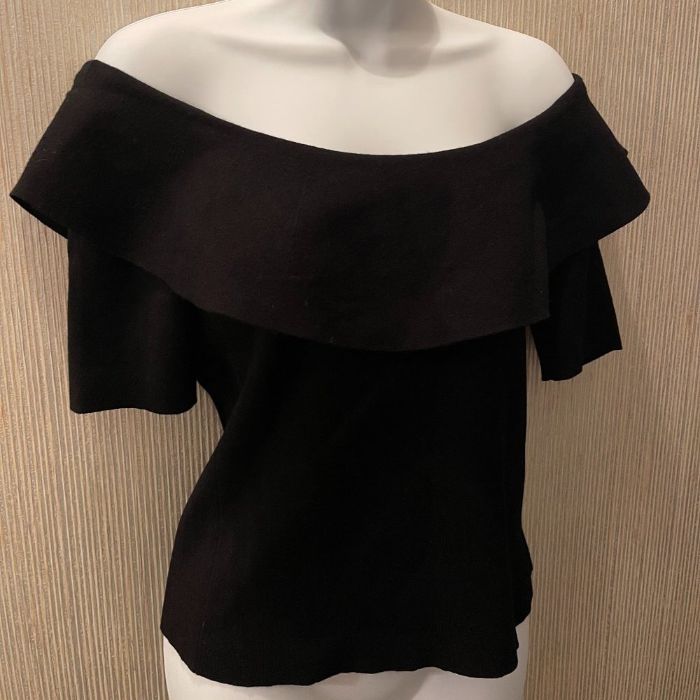 Club Monaco Black Jonet Sweater Top NWT